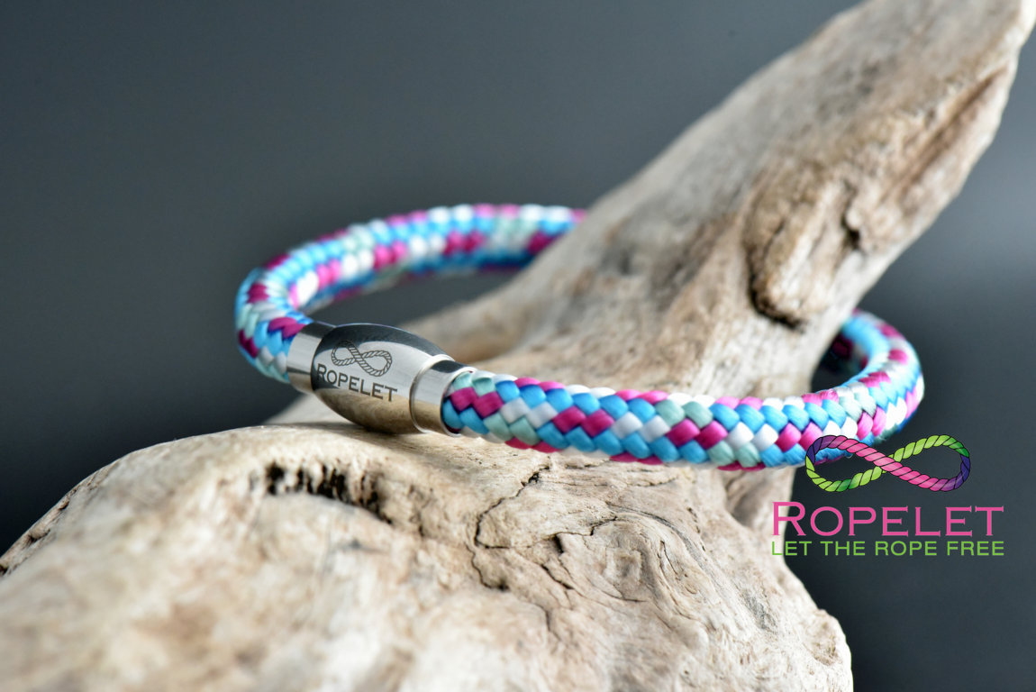 Rope bracelet from www.ropelet.co.uk made to any wrist size , ropelet , jewelry, kite surfiing, sailing, climbing